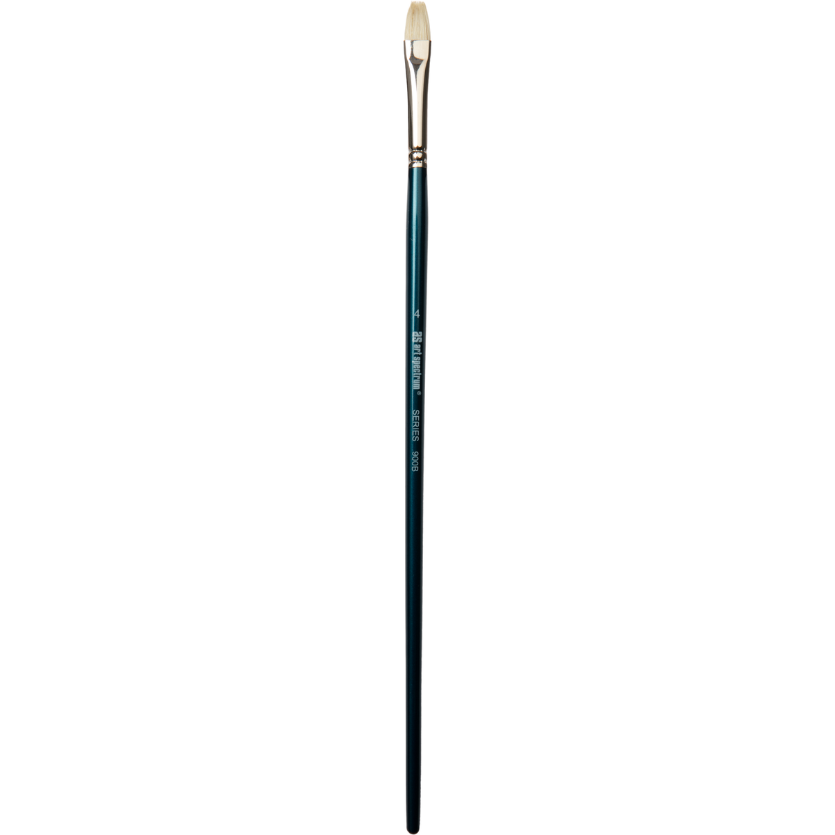 Dark Slate Gray Art Spectrum Brush Series 900 Interlocked Hog Bristle - Bright Size - 4 Paint Brushes