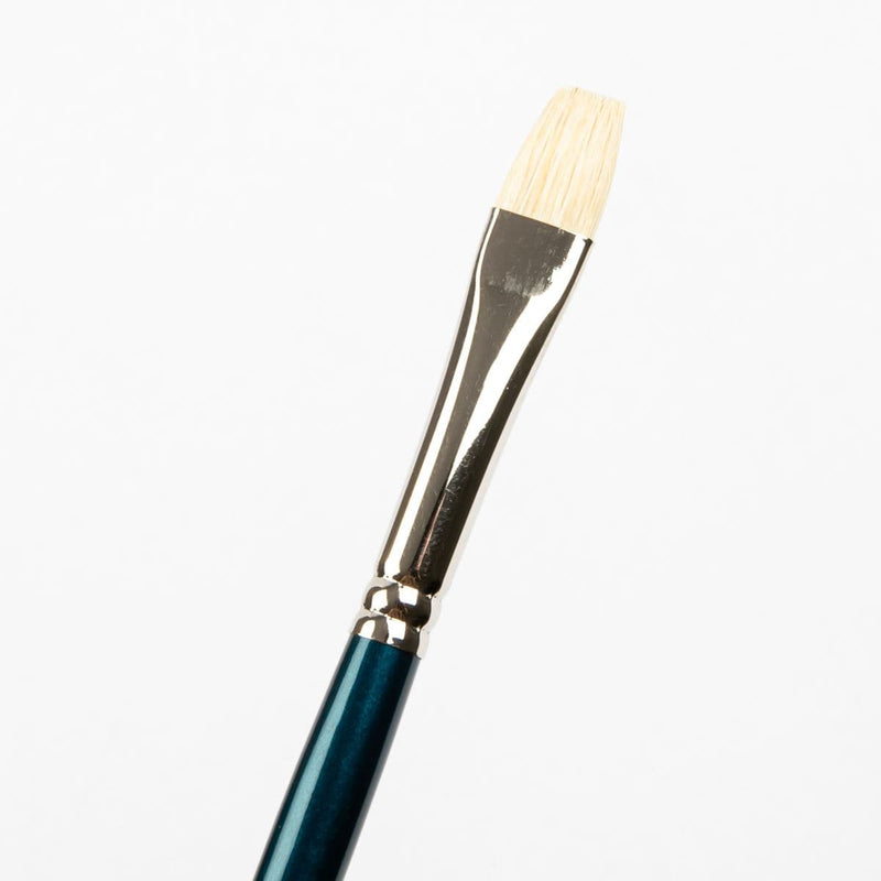 White Smoke Art Spectrum Brush Series 900 Interlocked Hog Bristle - Bright Size - 6 Paint Brushes