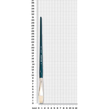 Light Slate Gray Art Spectrum Brush Series 900 Interlocked Hog Bristle - Bright Size - 8 Paint Brushes