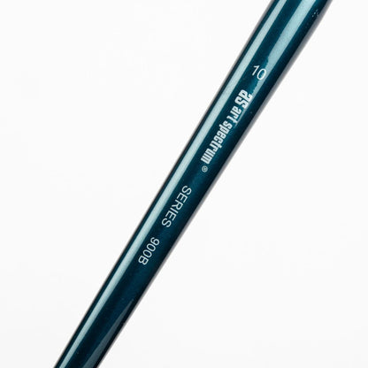 Dark Slate Gray Art Spectrum Brush Series 900 Interlocked Hog Bristle - Bright Size - 10 Paint Brushes