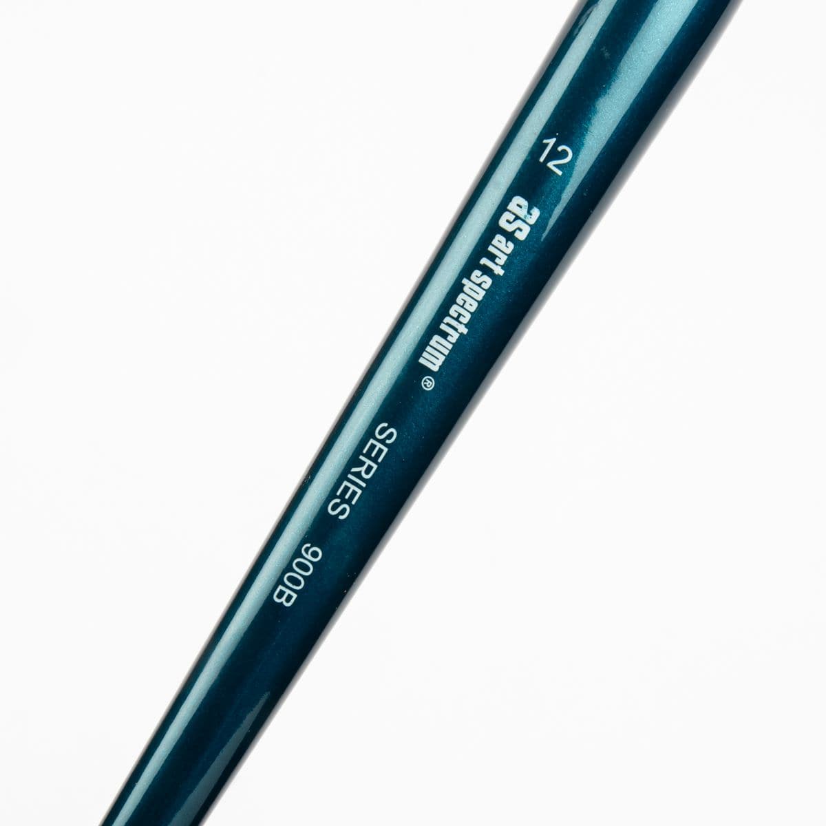 White Smoke Art Spectrum Brush Series 900 Interlocked Hog Bristle - Bright Size - 12 Paint Brushes
