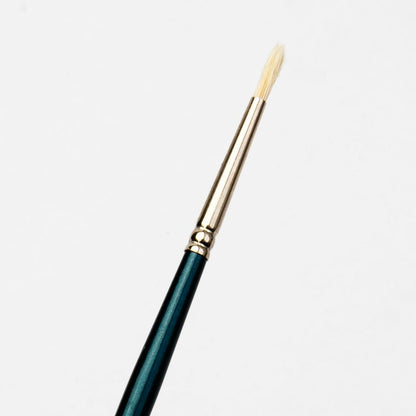 White Smoke Art Spectrum Brush Series 900 Interlocked Hog Bristle - Round Size - 0 Paint Brushes