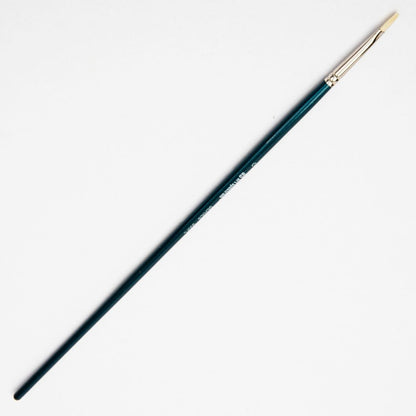 White Smoke Art Spectrum Brush Series 900 Interlocked Hog Bristle - Flat Size - 0 Paint Brushes