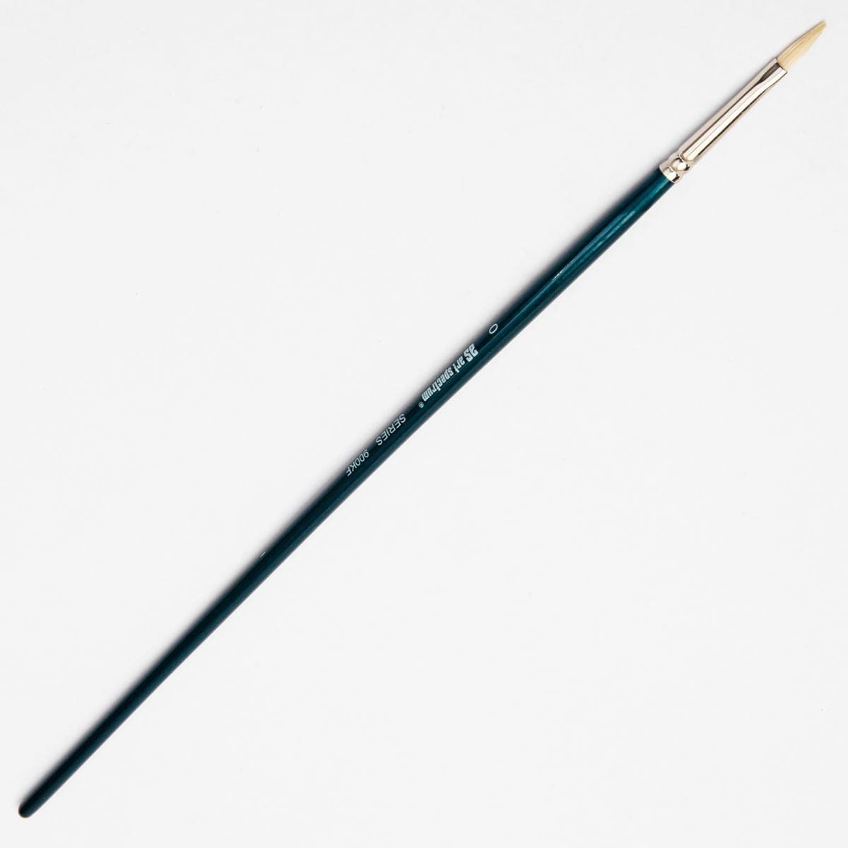 White Smoke Art Spectrum Brush Series 900 Interlocked Hog Bristle - Filbert Size - 0 Paint Brushes