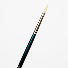 White Smoke Art Spectrum Brush Series 900 Interlocked Hog Bristle - Filbert Size - 0 Paint Brushes