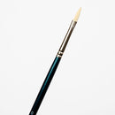 White Smoke Art Spectrum Brush Series 900 Interlocked Hog Bristle - Filbert Size - 0 Paint Brushes