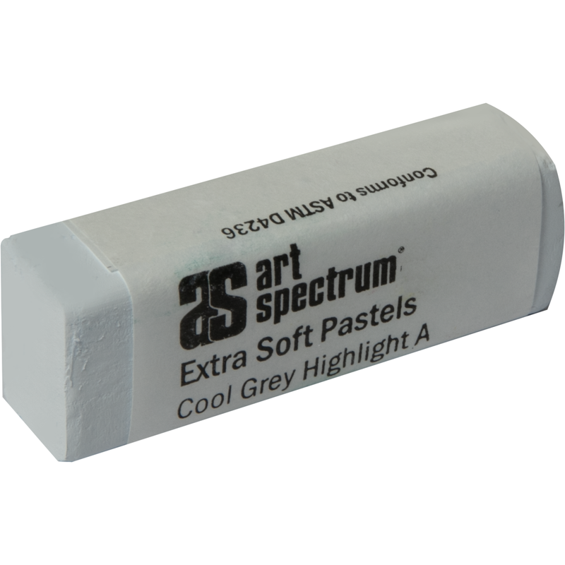 Dark Gray Art Spectrum  Extra Soft Square Pastel Cool Grey Highlight A 150A Pastels & Charcoal
