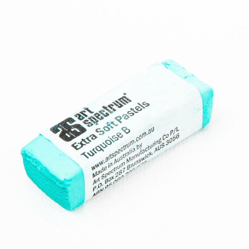White Smoke Art Spectrum  Extra Soft Square Pastel Turquoise B 420B Pastels & Charcoal