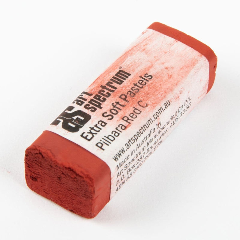 White Smoke Art Spectrum  Extra Soft Square Pastel Pilbara Red C 555C Pastels & Charcoal