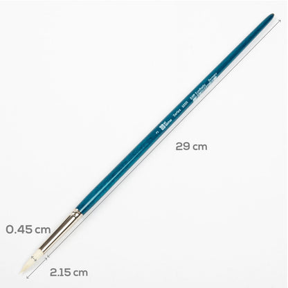 White Smoke Art Spectrum Series 950 Stiff Synthetic Brush Round Size - 3 Paint Brushes