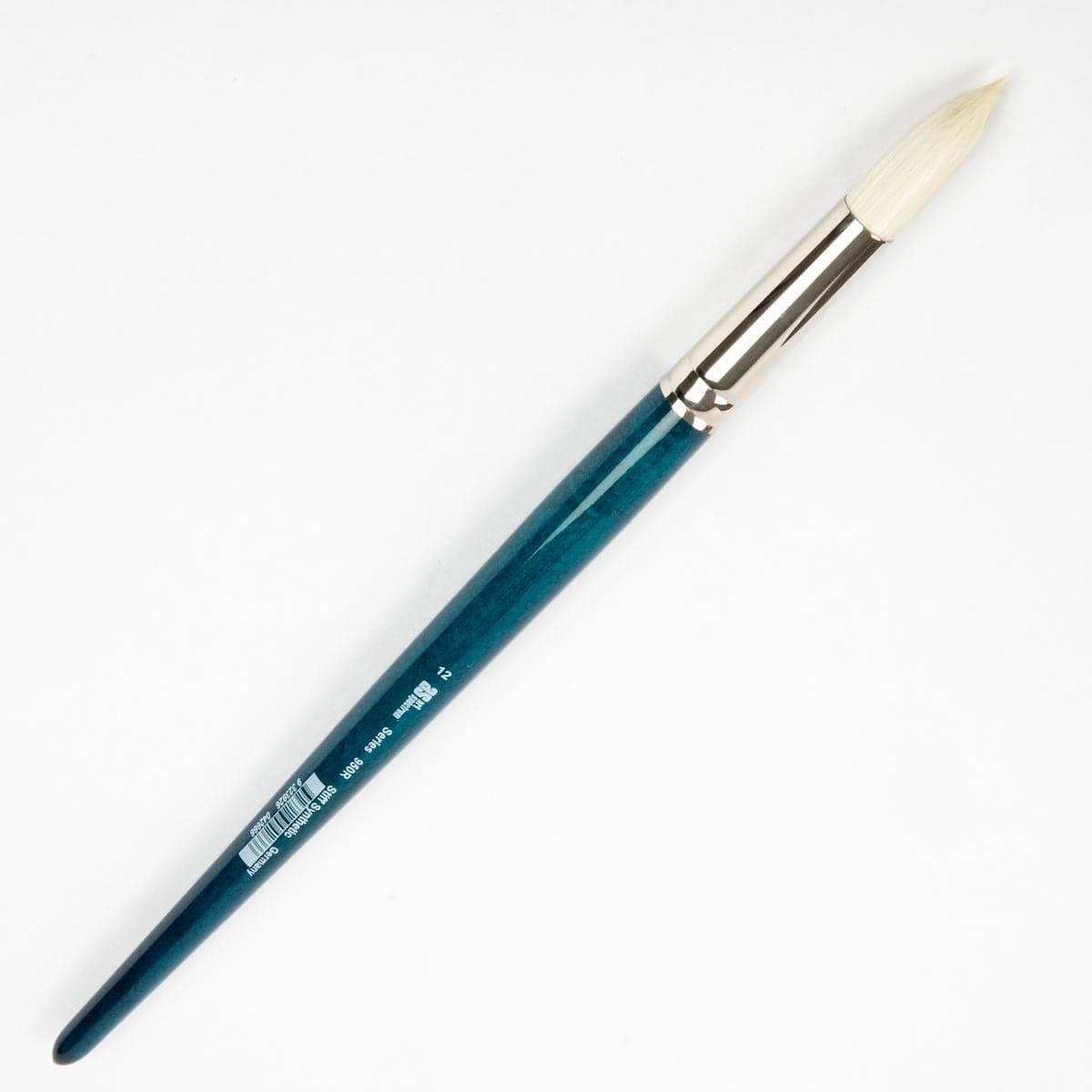 White Smoke Art Spectrum Series 950 Stiff Synthetic Brush Round Size - 12 Paint Brushes