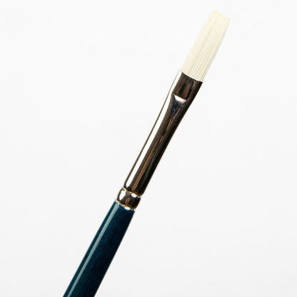 White Smoke Art Spectrum Series 950 Stiff Synthetic Brush Flat Size - 3 Paint Brushes
