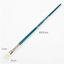 White Smoke Art Spectrum Series 950 Stiff Synthetic Brush Flat Size - 4 Paint Brushes