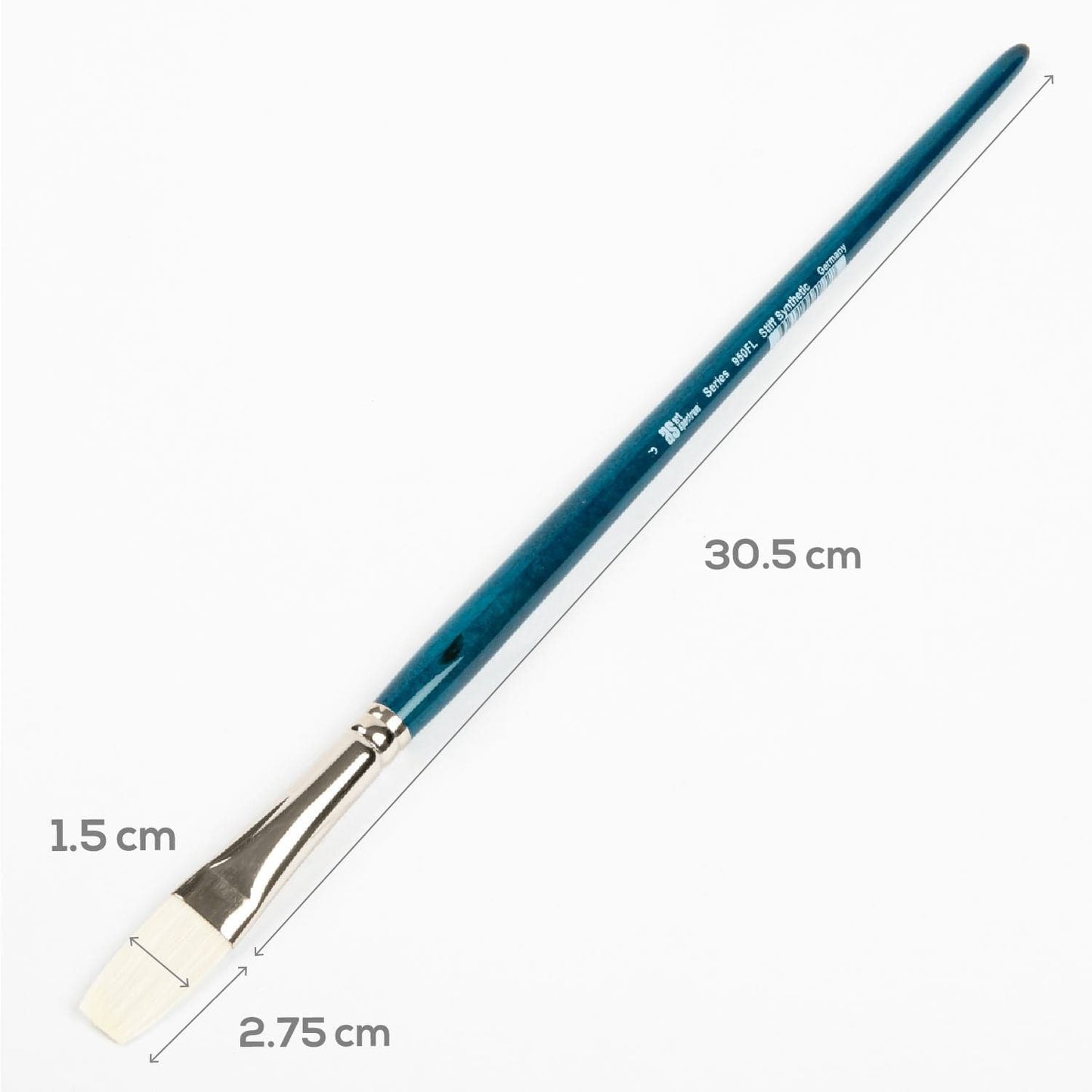 Snow Art Spectrum Series 950 Stiff Synthetic Brush Flat Size - 8 Paint Brushes