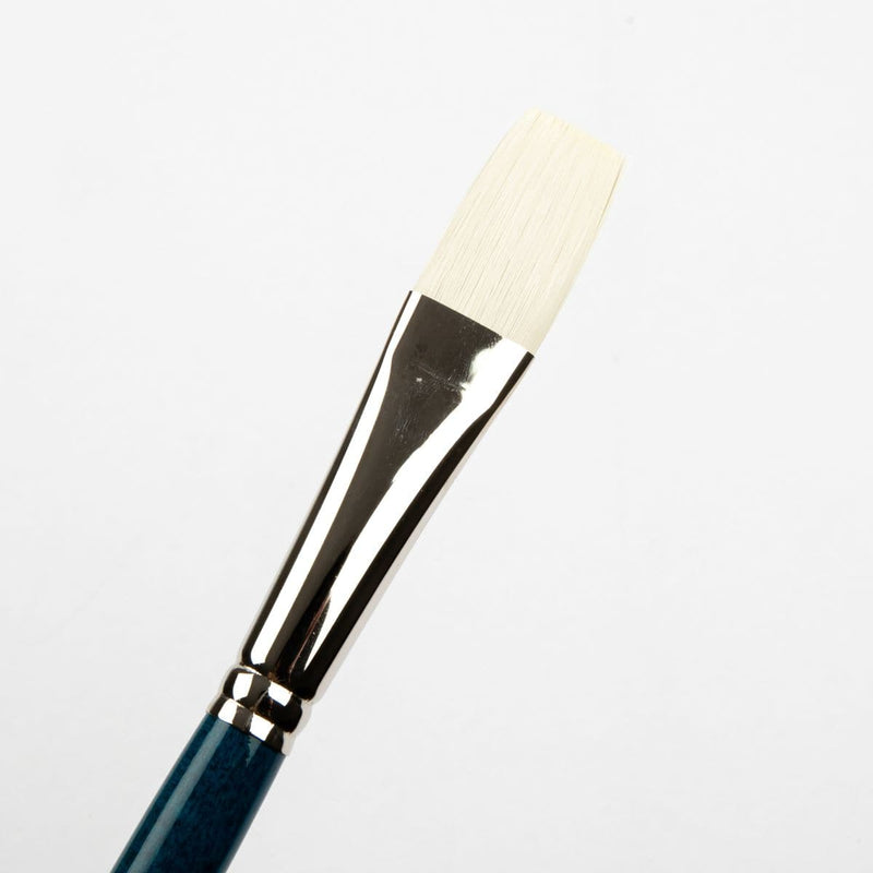 White Smoke Art Spectrum Series 950 Stiff Synthetic Brush Flat Size - 10 Paint Brushes