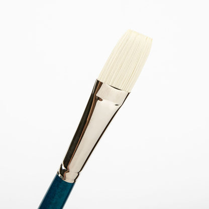 White Smoke Art Spectrum Series 950 Stiff Synthetic Brush Flat Size - 12 Paint Brushes