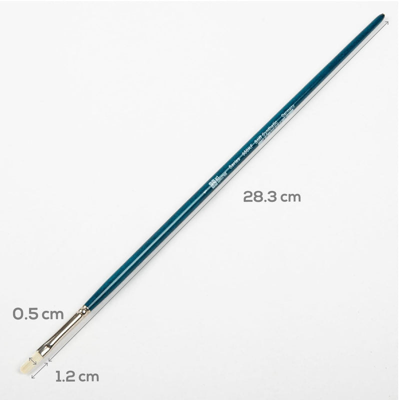 White Smoke Art Spectrum Series 950 Stiff Synthetic Brush Filbert Size - 1 Paint Brushes