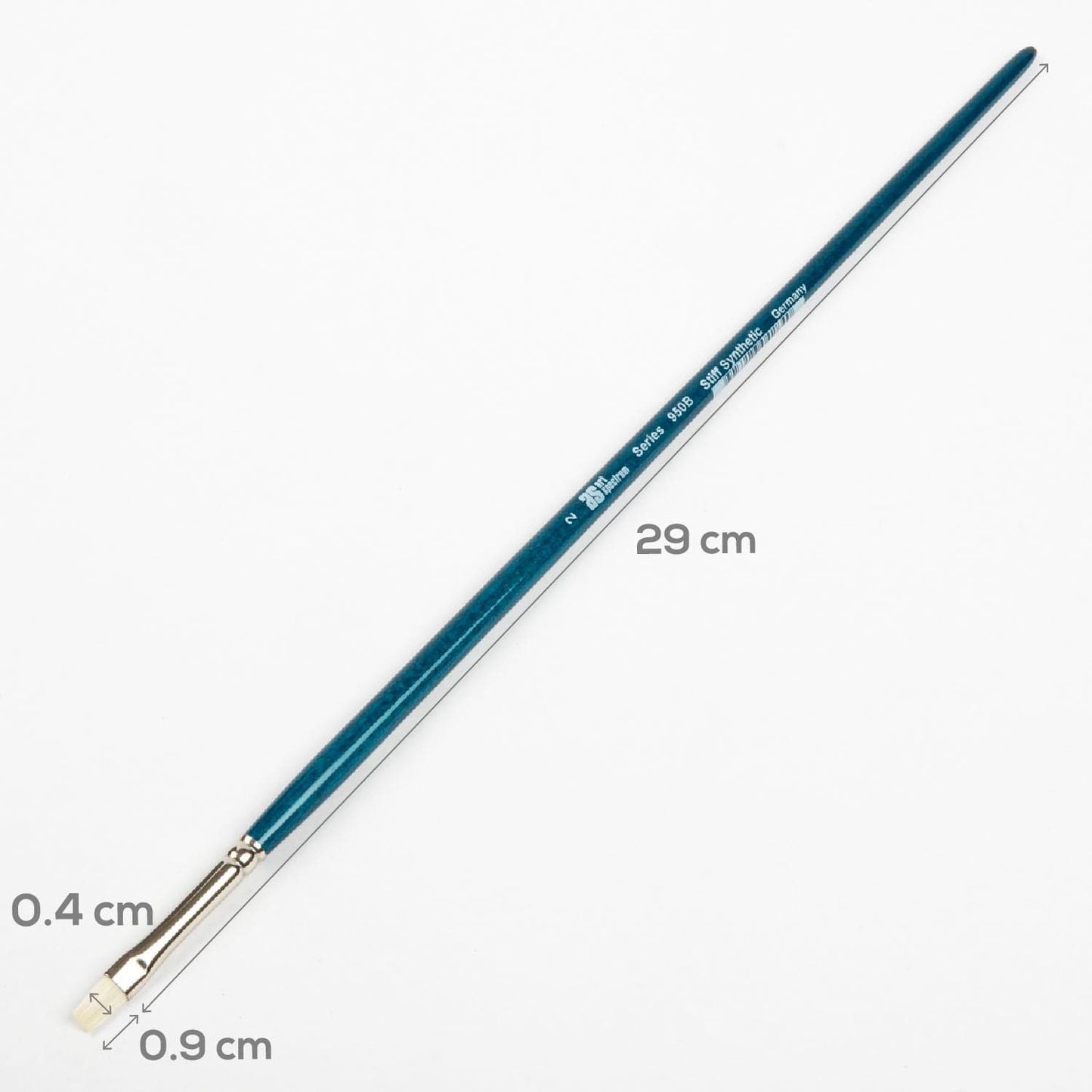 White Smoke Art Spectrum Series 950 Stiff Synthetic Brush Bright Size - 2 Paint Brushes