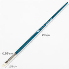 White Smoke Art Spectrum Series 950 Stiff Synthetic Brush Bright Size - 3 Paint Brushes