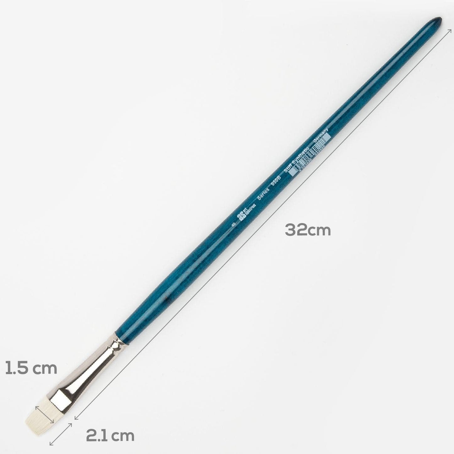 White Smoke Art Spectrum Series 950 Stiff Synthetic Brush Bright Size - 8 Paint Brushes