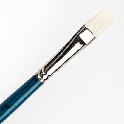 White Smoke Art Spectrum Series 950 Stiff Synthetic Brush Bright Size - 8 Paint Brushes