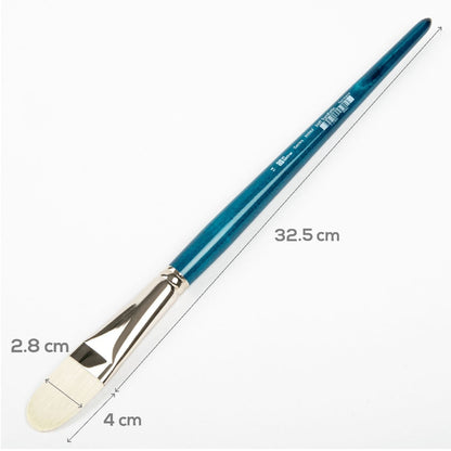 White Smoke Art Spectrum Series 950 Stiff Synthetic Brush Filbert Size - 14 Paint Brushes