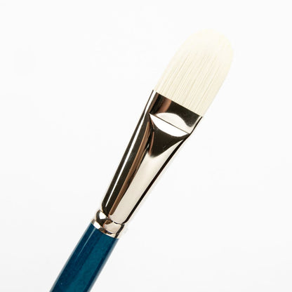 White Smoke Art Spectrum Series 950 Stiff Synthetic Brush Filbert Size - 14 Paint Brushes