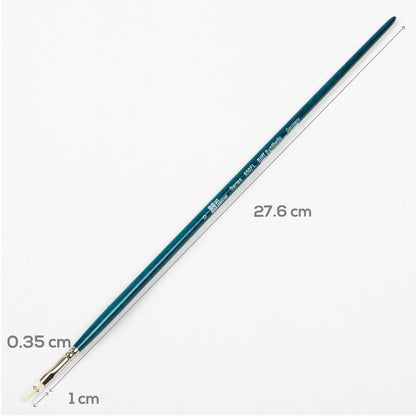 White Smoke Art Spectrum Series 950 Stiff Synthetic Brush Flat Size - 0 Paint Brushes