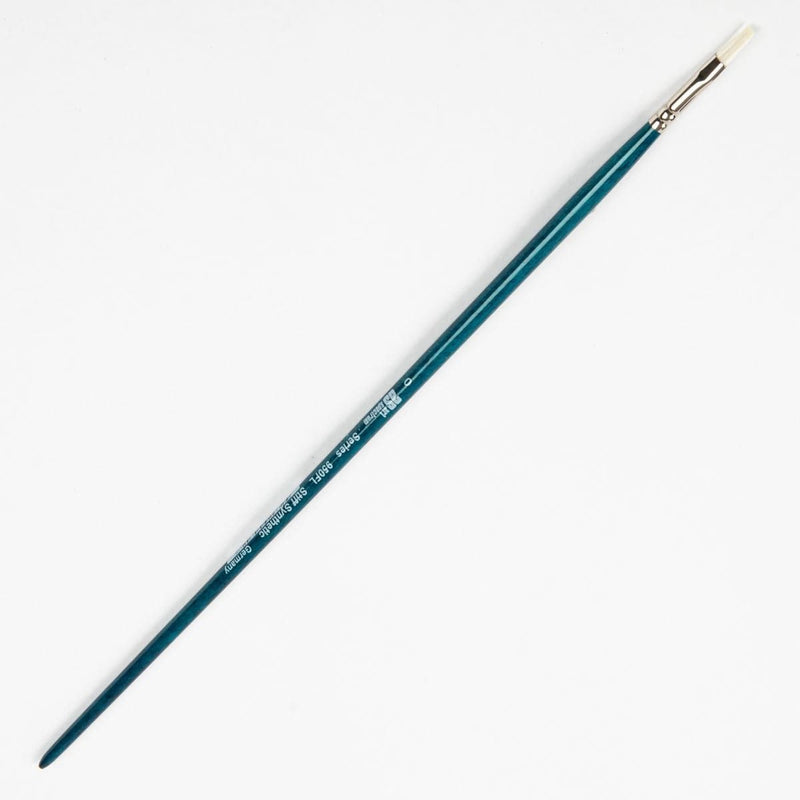 White Smoke Art Spectrum Series 950 Stiff Synthetic Brush Flat Size - 0 Paint Brushes