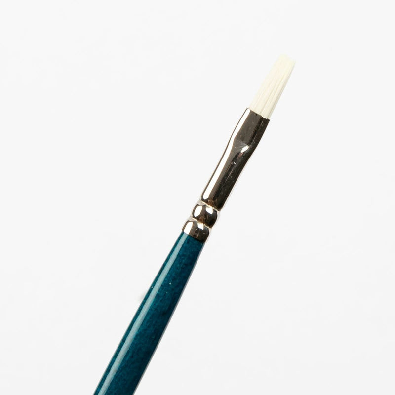 White Smoke Art Spectrum Series 950 Stiff Synthetic Brush Flat Size - 0 Paint Brushes