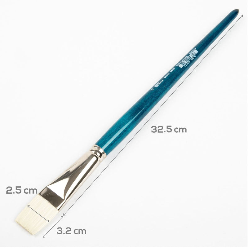 White Smoke Art Spectrum Series 950 Stiff Synthetic Brush Bright Size - 14 Paint Brushes