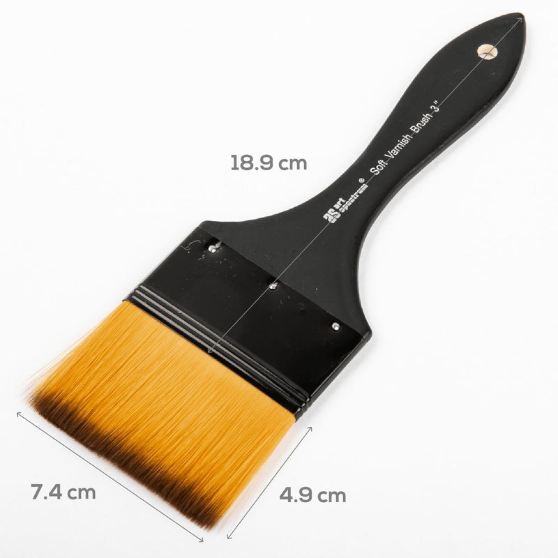 White Smoke Art Spectrum Extra Soft Brush Varnish Size - 75mm Paint Brushes