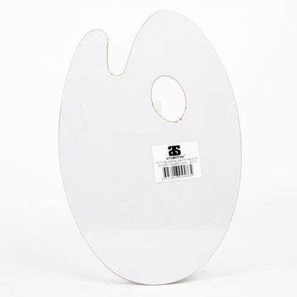 White Smoke Art Spectrum  White Melamine (Kidney Shape) Palette  3Mm - 23X30cm Paint Palettes