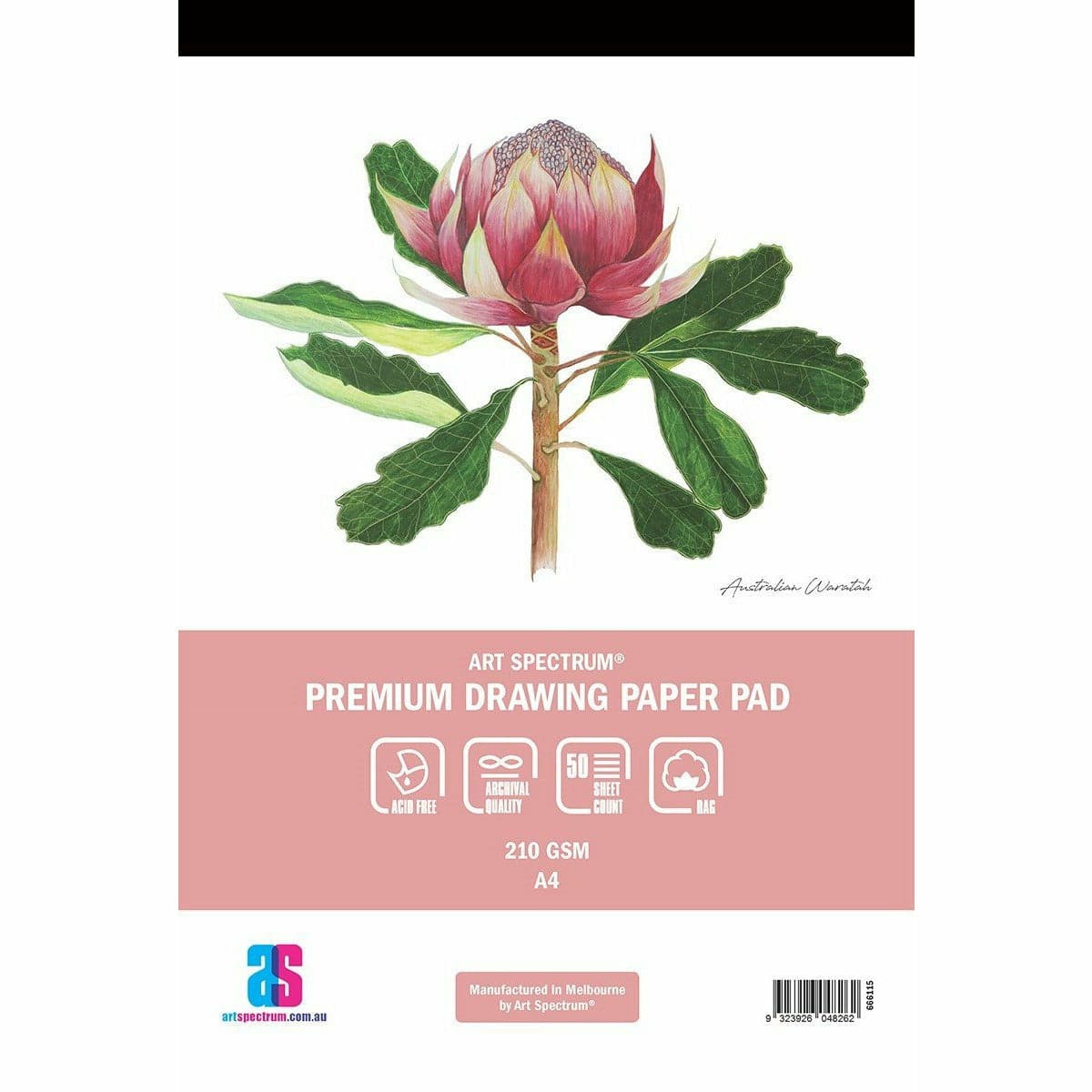 Tan Art Spectrum  Premium Drawing Pad A4 210GSM - 50 Sheets Pads