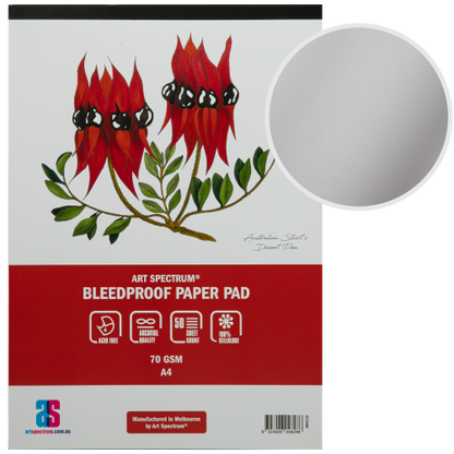 Gray Art Spectrum  Bleed Proof Pad A4 70GSM - 50 Sheets Pads