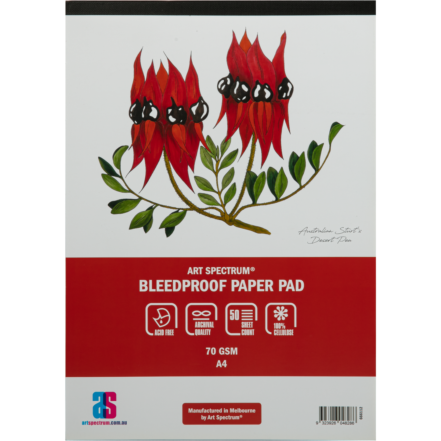 Light Gray Art Spectrum  Bleed Proof Pad A4 70GSM - 50 Sheets Pads