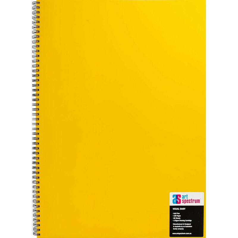 Gold Art Spectrum  Visual Diary 60 Sheet Yellow A3 Pads