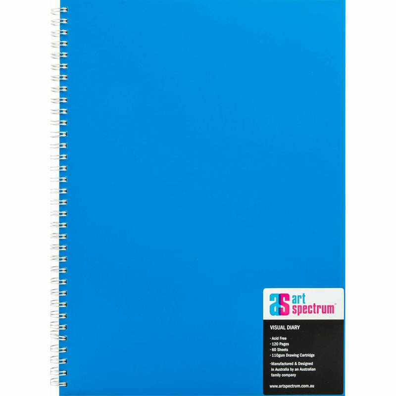 Dodger Blue Art Spectrum  Visual Diary 60 Sheet Blue A4 Pads