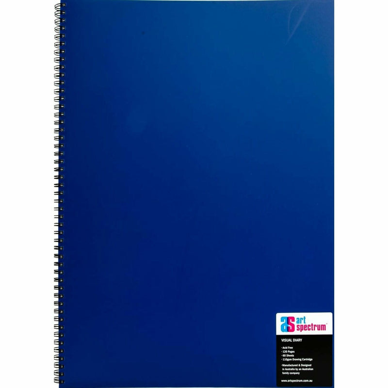 Midnight Blue Art Spectrum  Visual Diary 60 Sheet Oxford Blue A3 Pads
