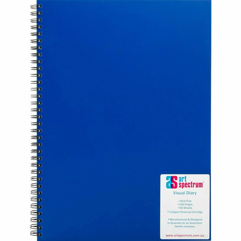 Midnight Blue Art Spectrum  Visual Diary 60 Sheet Oxford Blue A4 Pads