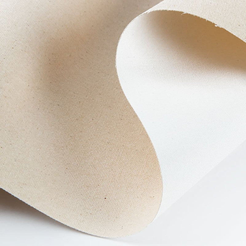 Light Gray Art Spectrum Primed Cotton Canvas  Mini ROLL (5mt)    8oz 18" WIDE Canvas and Painting Surfaces