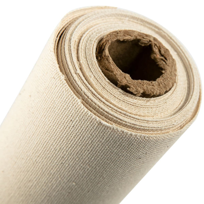 Tan Art Spectrum Primed Cotton Canvas  Mini ROLL (5mt)    8oz 18" WIDE Canvas and Painting Surfaces
