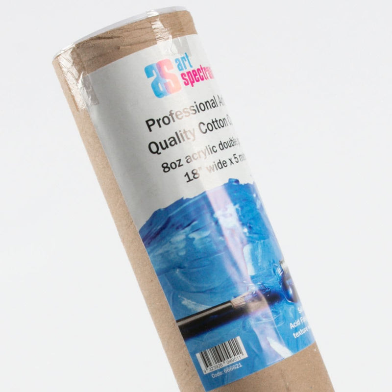 Lavender Art Spectrum Primed Cotton Canvas  Mini ROLL (5mt)    8oz 18" WIDE Canvas and Painting Surfaces