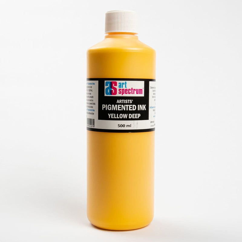 White Smoke Art Spectrum  Pigmented Ink 500mL Yellow Deep Inks