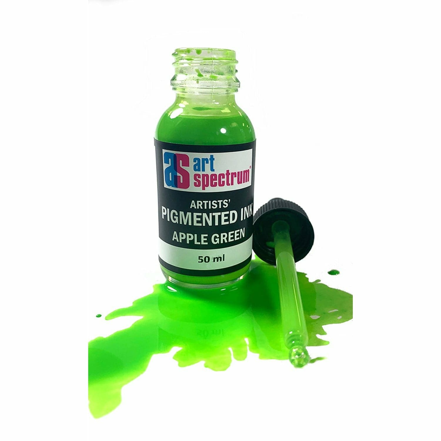 Forest Green Art Spectrum  Pigmented Ink 50mL Apple Green Inks