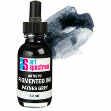 Light Gray Art Spectrum  Pigmented Ink 50mL Paynes Grey Inks