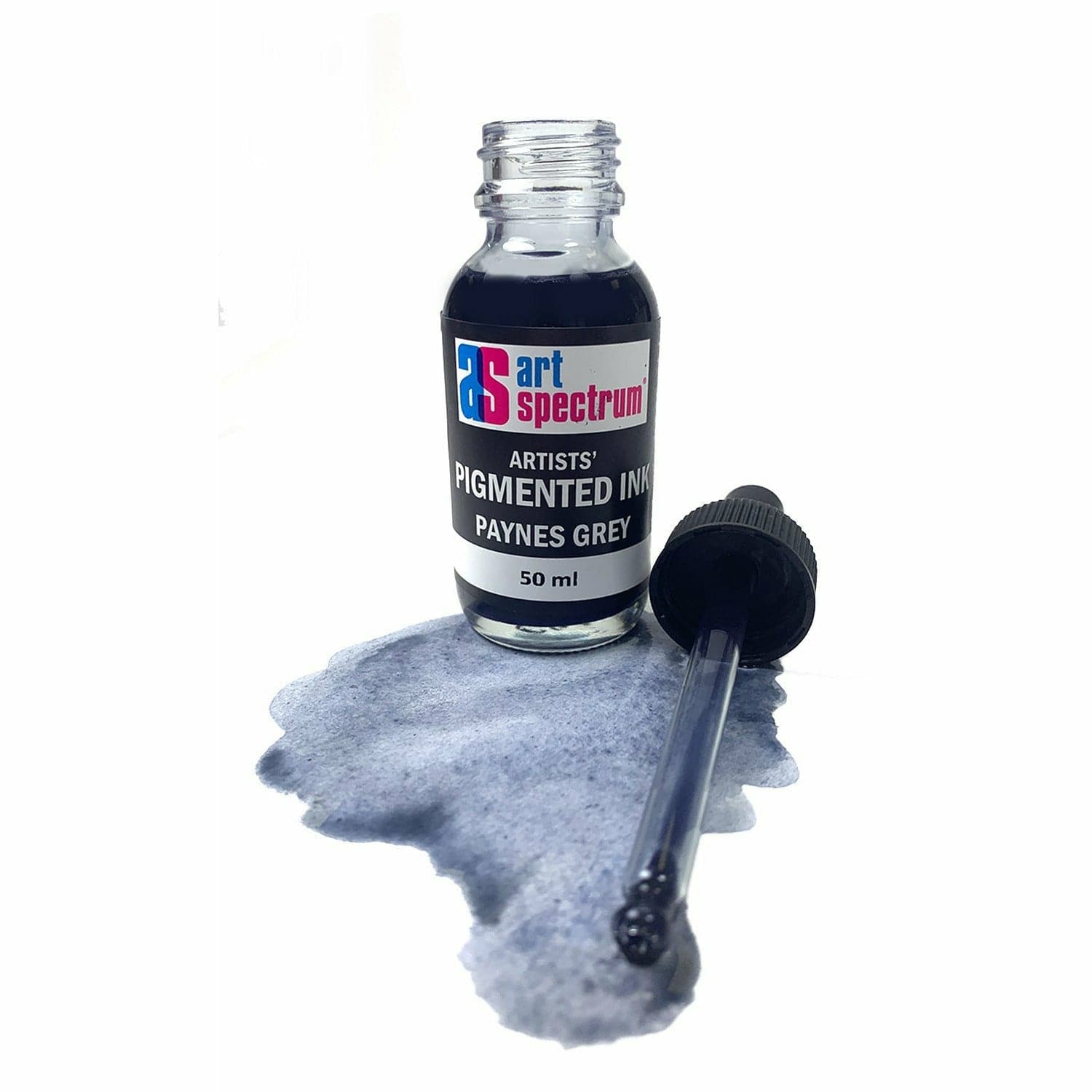 Dark Gray Art Spectrum  Pigmented Ink 50mL Paynes Grey Inks