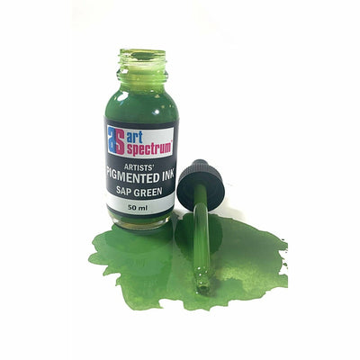 Dark Slate Gray Art Spectrum  Pigmented Ink 50mL Sap Green Inks