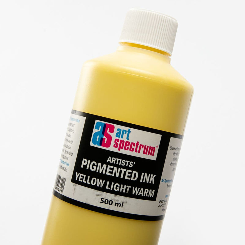 White Smoke Art Spectrum  Pigmented Ink 500mL Yellow Light Warm Inks
