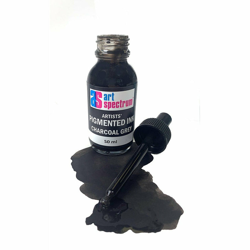Dark Slate Gray Art Spectrum  Pigmented Ink 50mL Charcoal Grey Inks